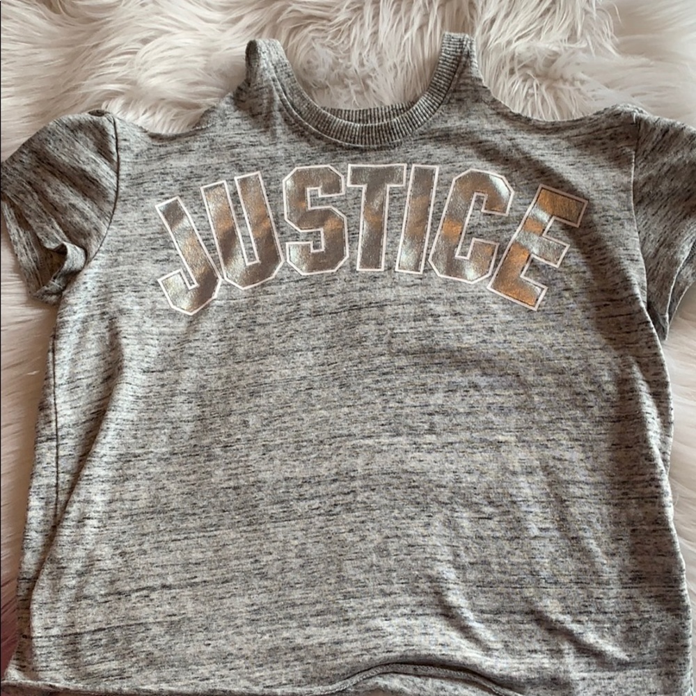 Open Shoulder Cute Tee
